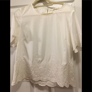 White Blouse with Detail